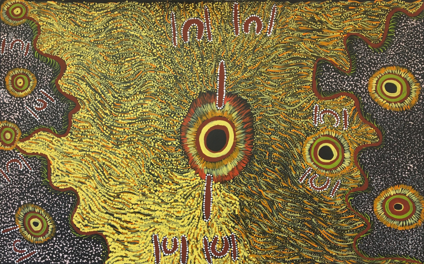 Aboriginal art painting